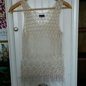 Crocheted tank